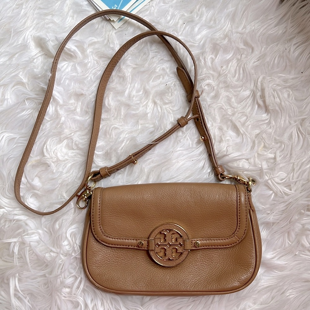 Tan Tori Burch Crossbody